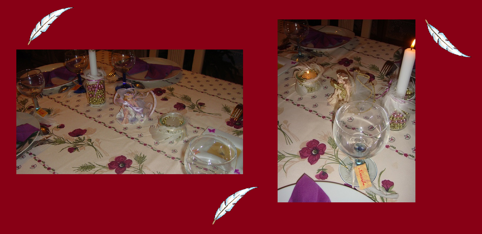 Décoration de table fée